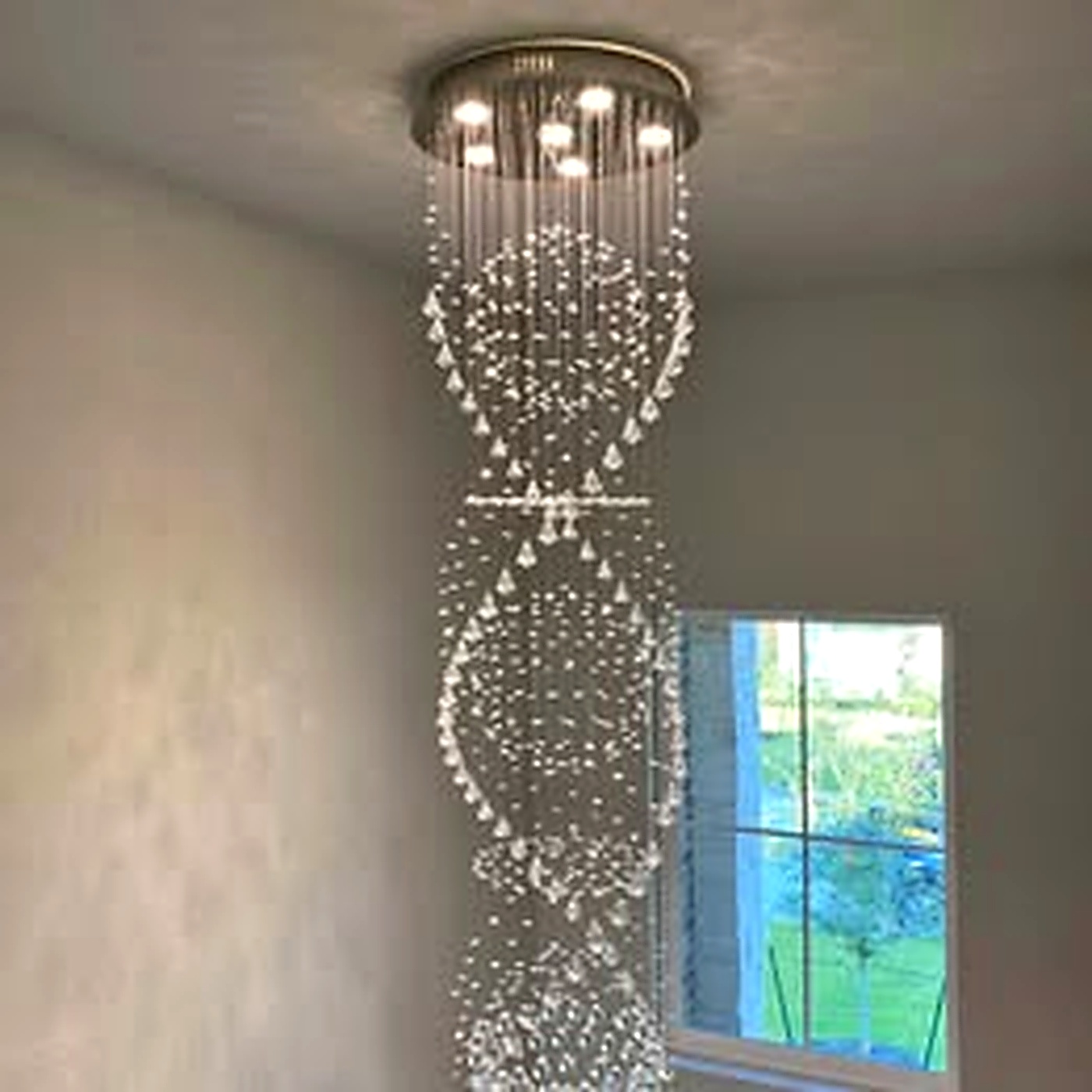 Chandelier installation