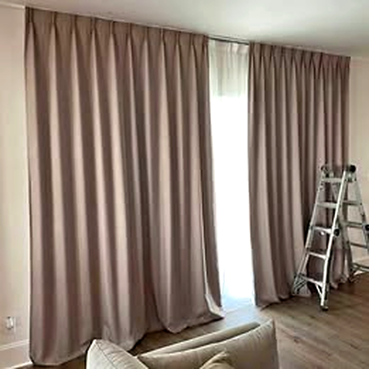 Curtain rod installation